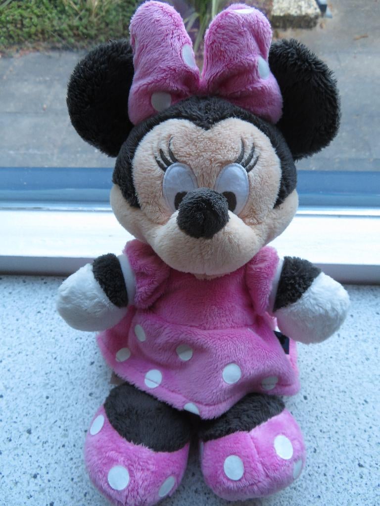 Disney Minnie Mouse merk Nicotoy zacht velours, Disney, Disney, Overige typen, Ophalen of Verzenden