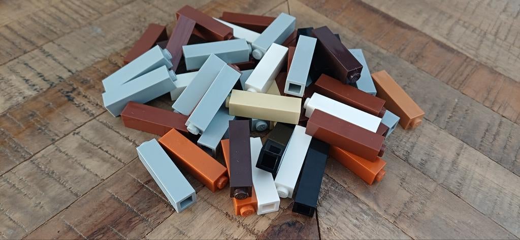 50x LEGO stenen 1x1x3 moc kleuren #1, Ophalen of Verzenden, Gebruikt, Losse stenen, Lego