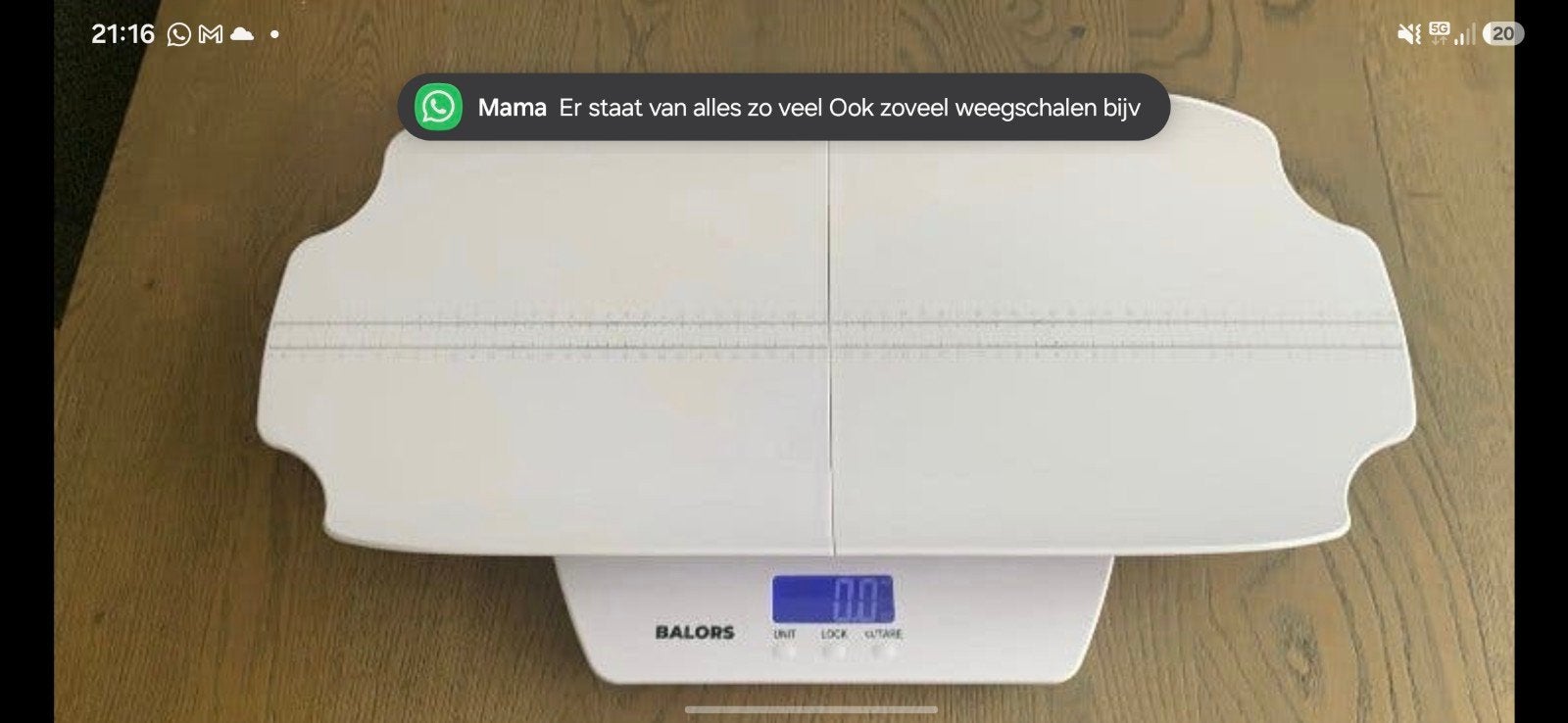 Balors babyweegschaal - Zo goed als nieuw, Ophalen, Zo goed als nieuw