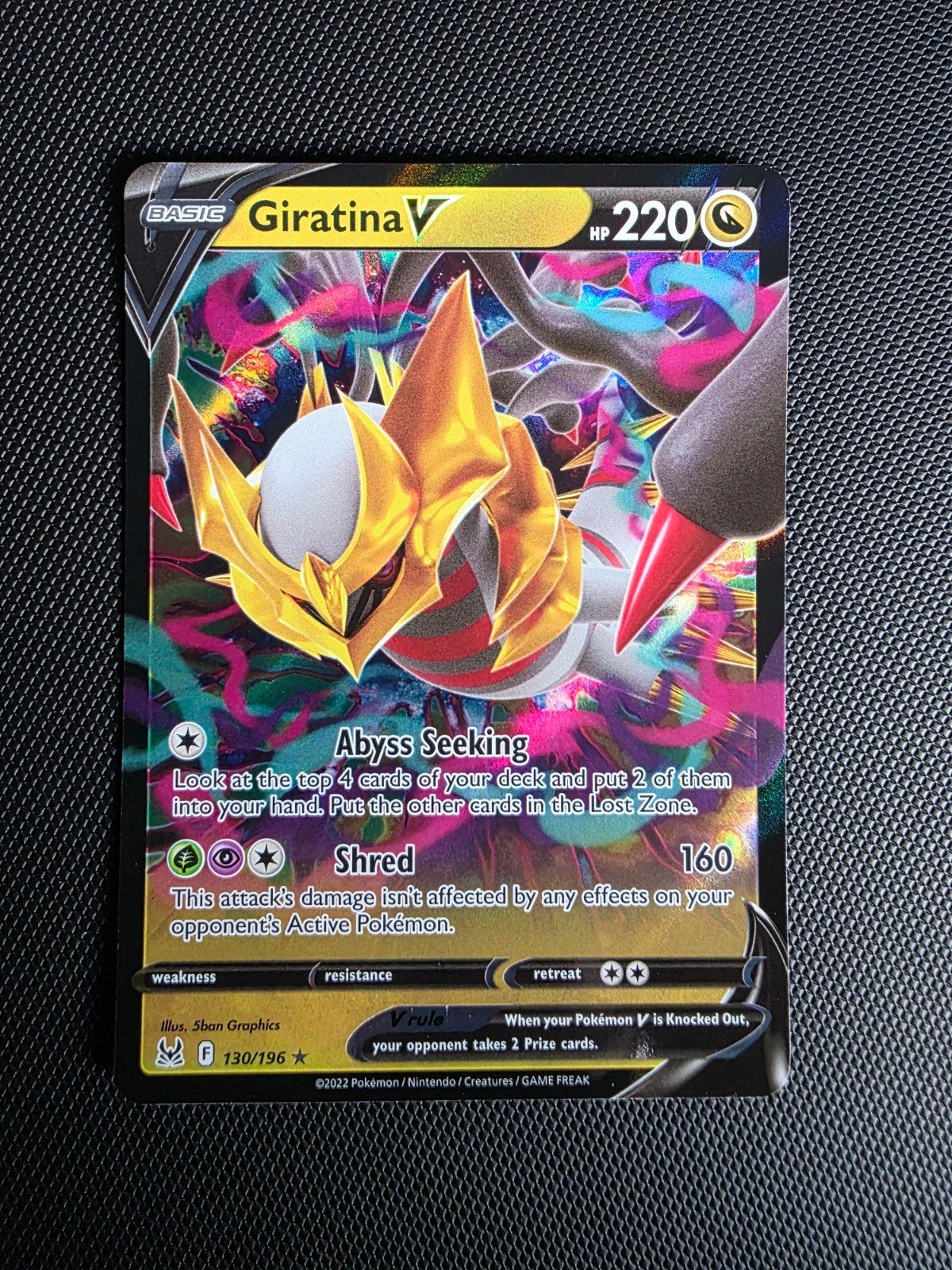 Giratina V #130 lost origin, Ophalen of Verzenden, Nieuw, Losse kaart