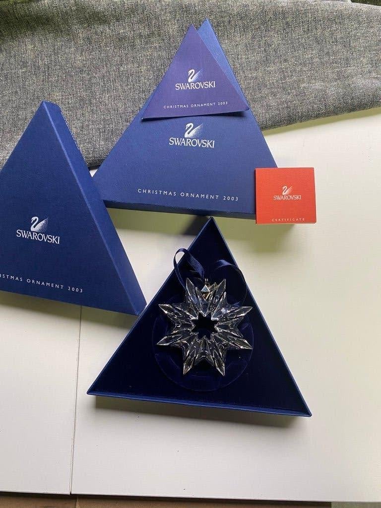 Swarovski Kerstster / Ornament 2003 – Mint Condition, comple, Dr.-A.-Swarovski-Straße 30, 6112 Wattens, Oostenrijk, Customer_relations.nl@swarovski.com