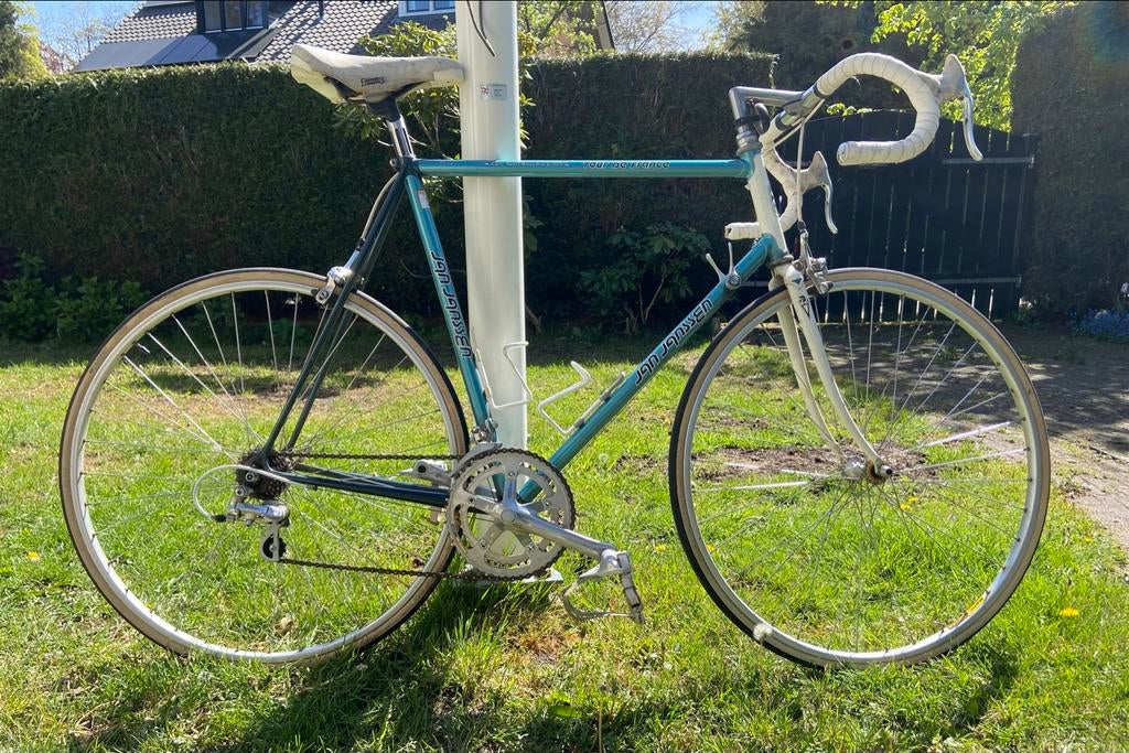 Originele Jan Janssen Tour de France racefiets Shimano RX100, 59 cm of meer, Ophalen of Verzenden, Velgrem