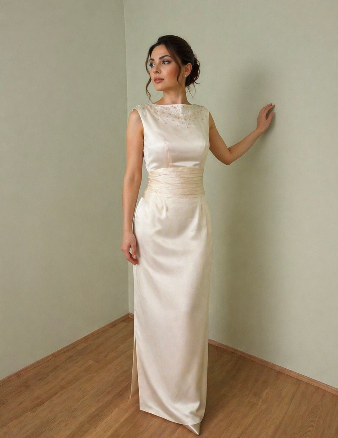 Trouwjurk Pronovias maat 42, Ophalen of Verzenden, Zo goed als nieuw, Overige kleuren, Trouwjurk