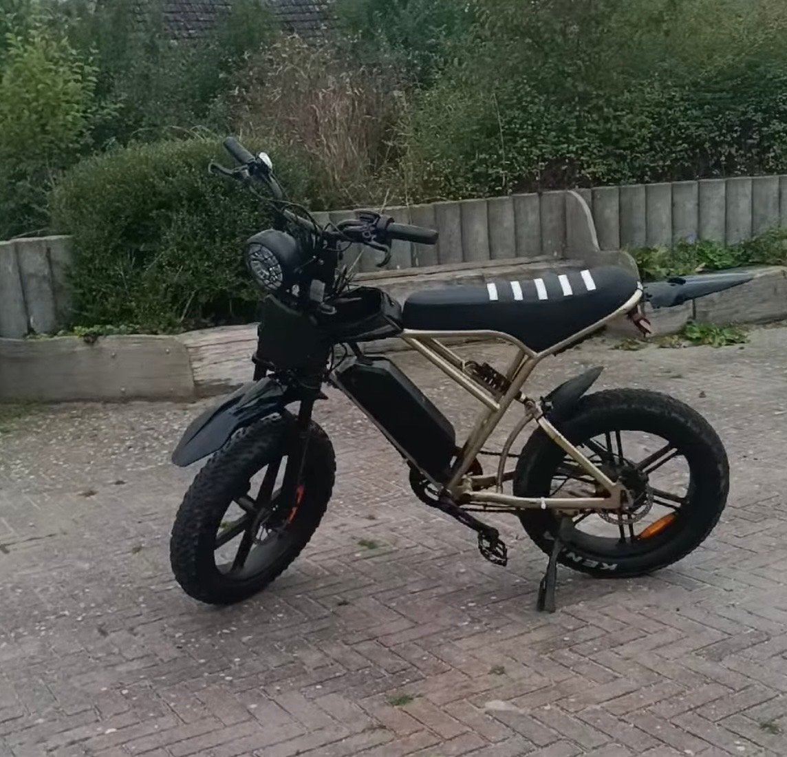 Ouxi H9 4.0 Custom Fatbike met extra accu, Ophalen, Gebruikt, 50 km per accu of meer, Overige merken