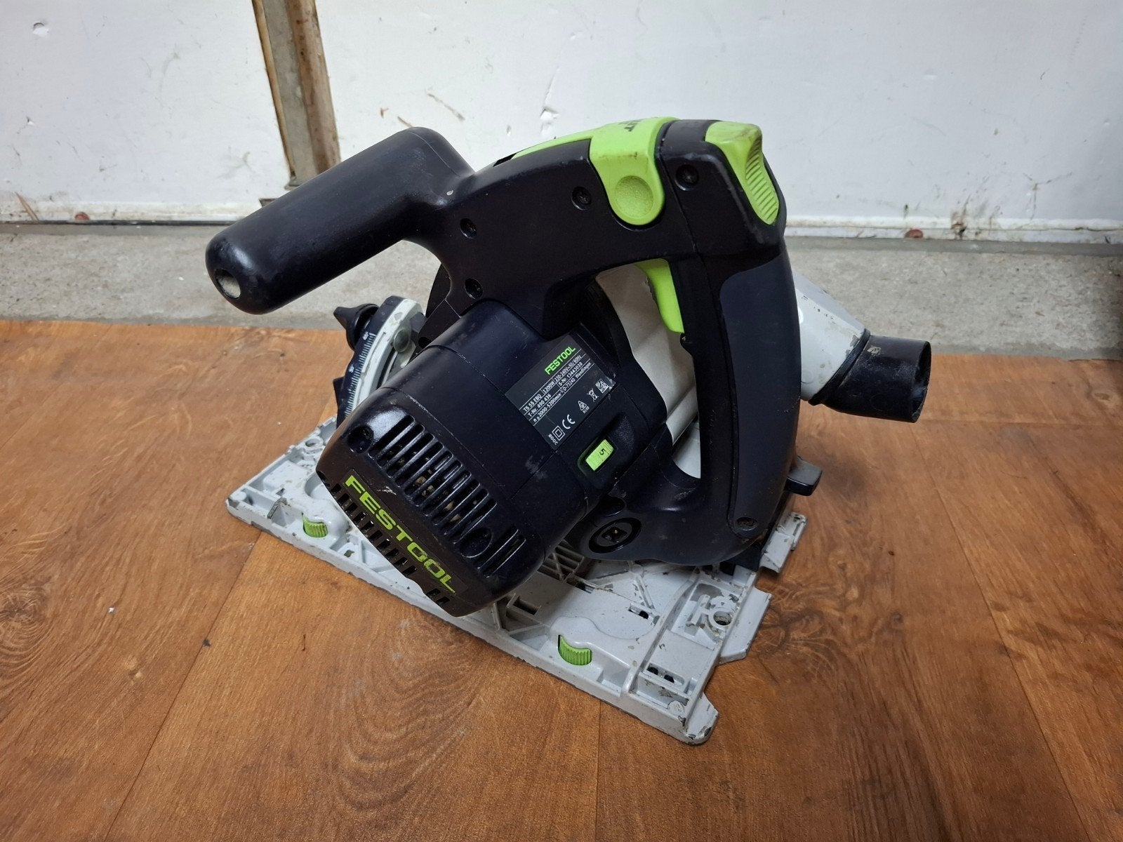 Festool TS 55 EBQ invalzaag - Krachtige precisie, Gebruikt, Invalzaag, Ophalen of Verzenden, 30 tot 70 mm