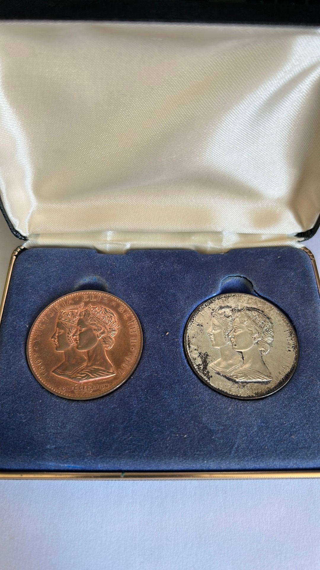 Canadese Jubileumset 1967 (Zilver/Brons), Postzegels en Munten, Munten | Amerika, Ophalen of Verzenden, Noord-Amerika, Zilver