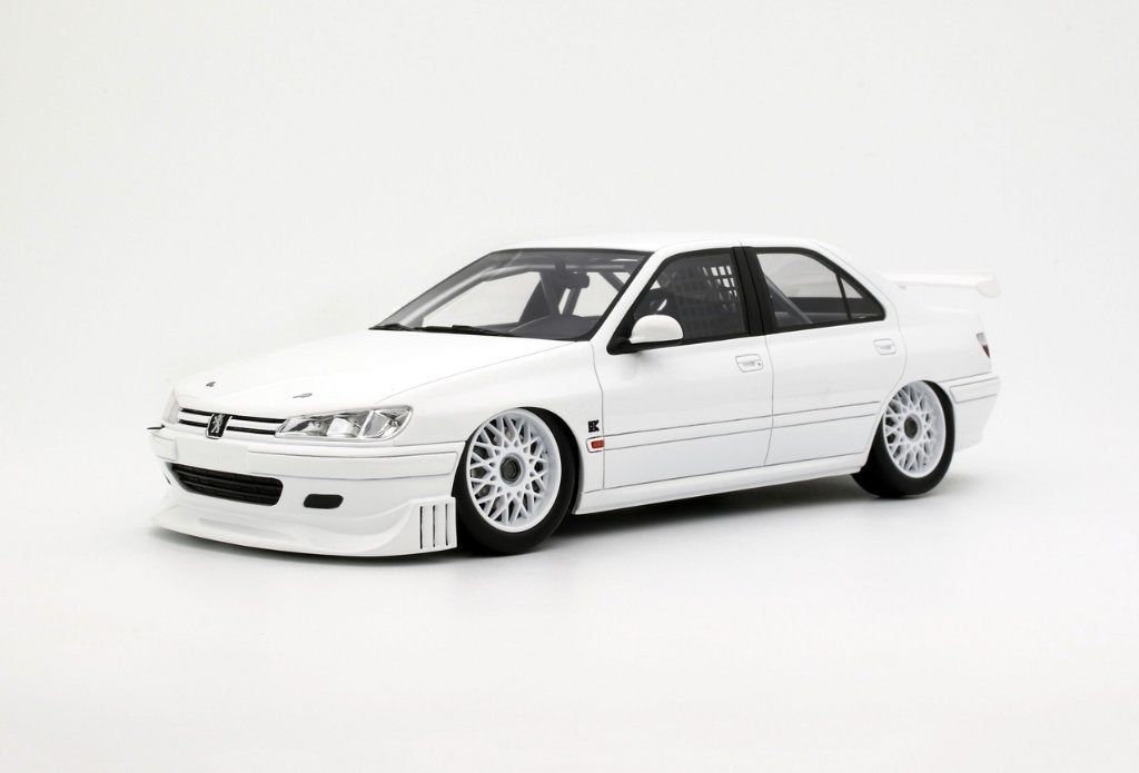 PEUGEOT 406 BY KHYZYL WIT '24 schaal 1/18 OTTO MOBILE OT1284