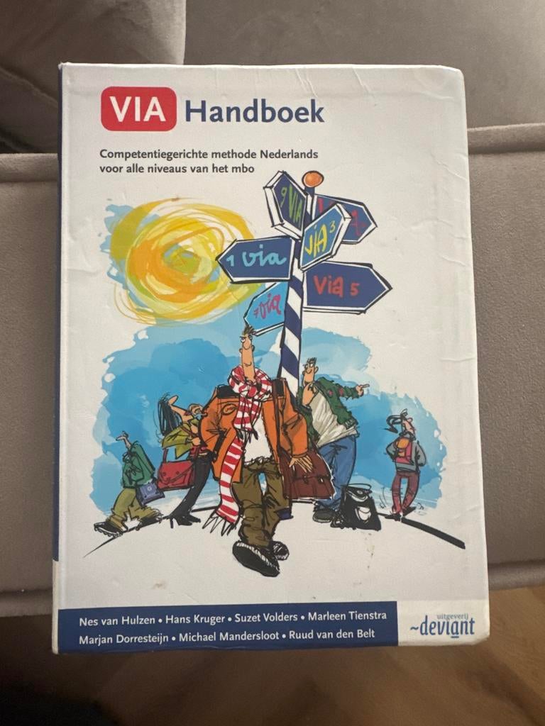 VIA Handboek Nederlands MBO - Competentiegericht, Boeken, Ophalen of Verzenden, Alpha, Zo goed als nieuw, MBO