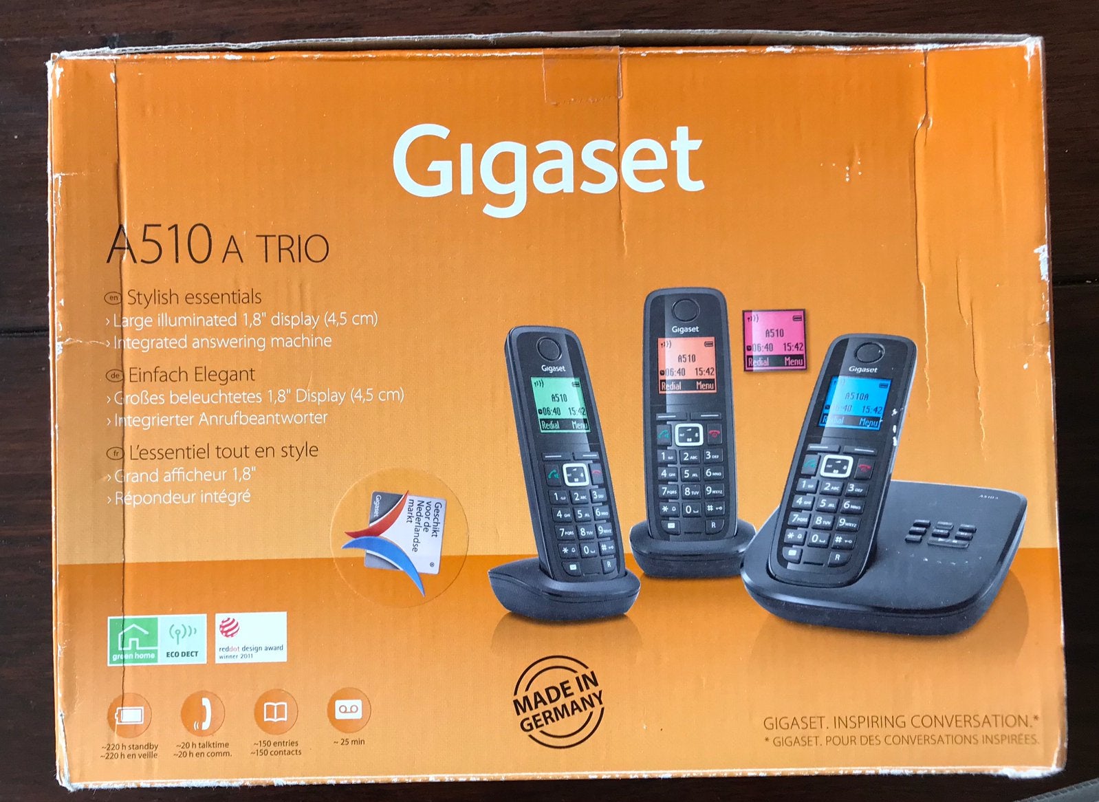 Oude Telefoon set Gigaset Made in Germany, Verzamelen, Ophalen of Verzenden, Gebruikt