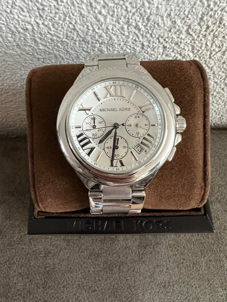 Dameshorloge Michael Kors, Ophalen of Verzenden, Gebruikt, Staal, Overige merken