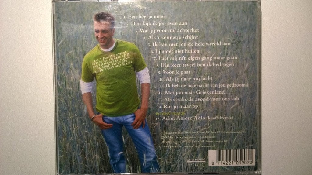 Jannes - Als Het Zonnetje Schijnt, Ophalen of Verzenden, Zo goed als nieuw, Levenslied of Smartlap, Album