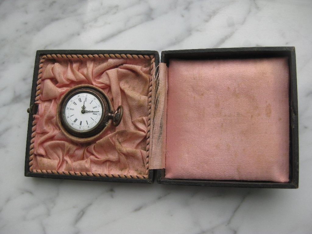 Antiek zilveren zakhorloge., Overige merken, Zakhorloge, 1900 tot 1930, Ophalen of Verzenden