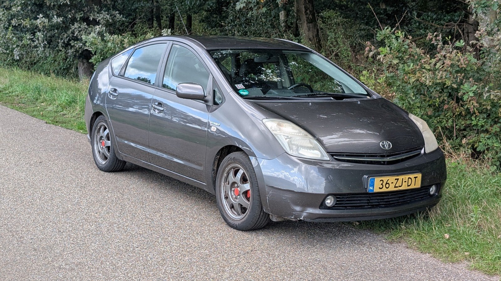 Toyota Prius 1.5 HSD 2008 Grijs 332633 km, Auto's, 1497 cc, 4 cilinders, 23 km/l, Origineel Nederlands