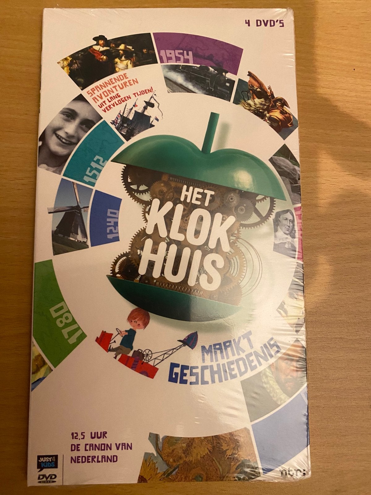 Het Klokhuis Maakt Geschiedenis (Serie), Alle leeftijden, Overige genres, Zo goed als nieuw, Complete serie