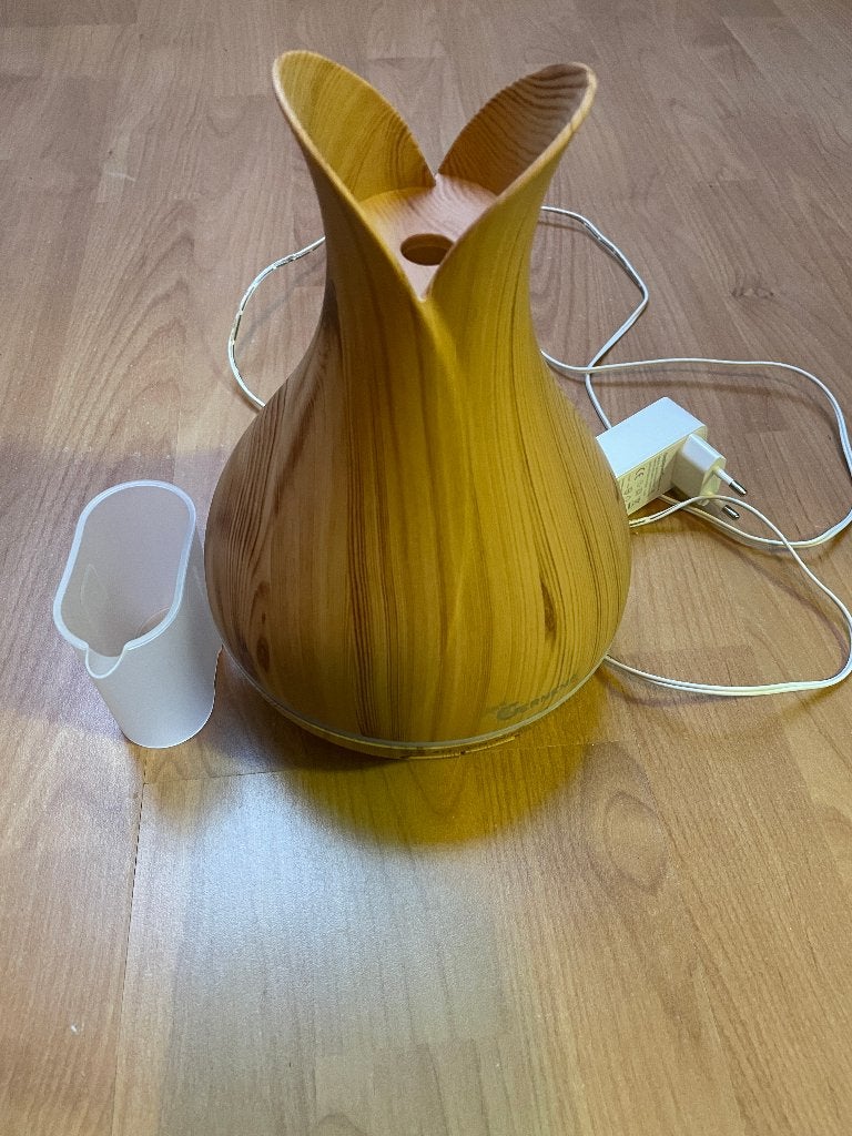 Aroma Diffuser / Luchtbevochtiger in Tulpvorm, Ophalen of Verzenden, Zo goed als nieuw, Luchtbevochtiger