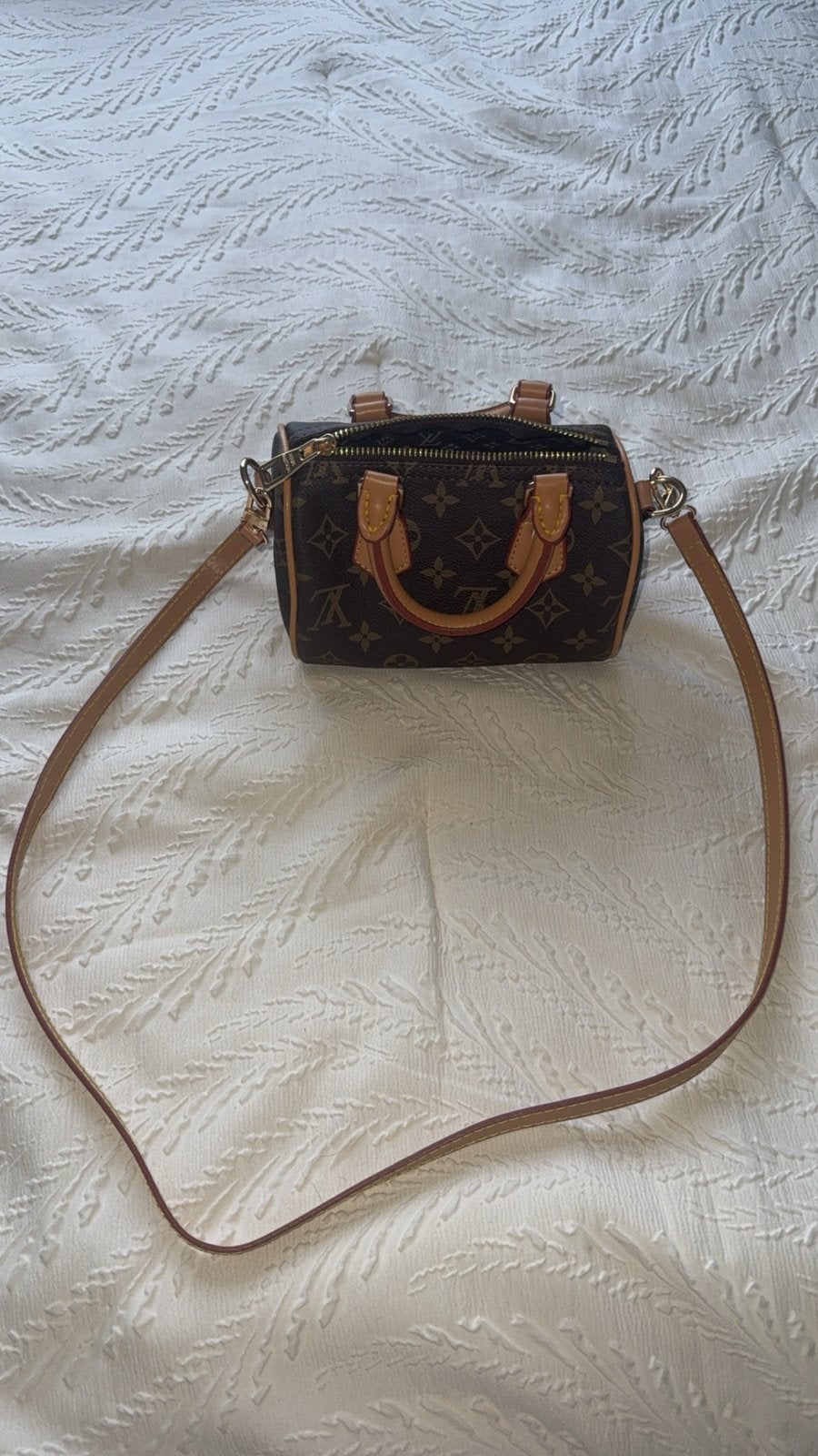 Louis Vuitton Speedy, Ophalen, Zo goed als nieuw, Bruin, Overige typen
