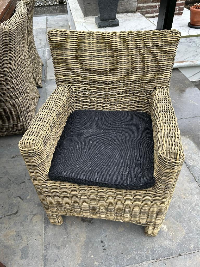 Prachtige wicker stoel Bristol, Tuin en Terras, Tuinstoelen, Ophalen, Zo goed als nieuw, Wicker