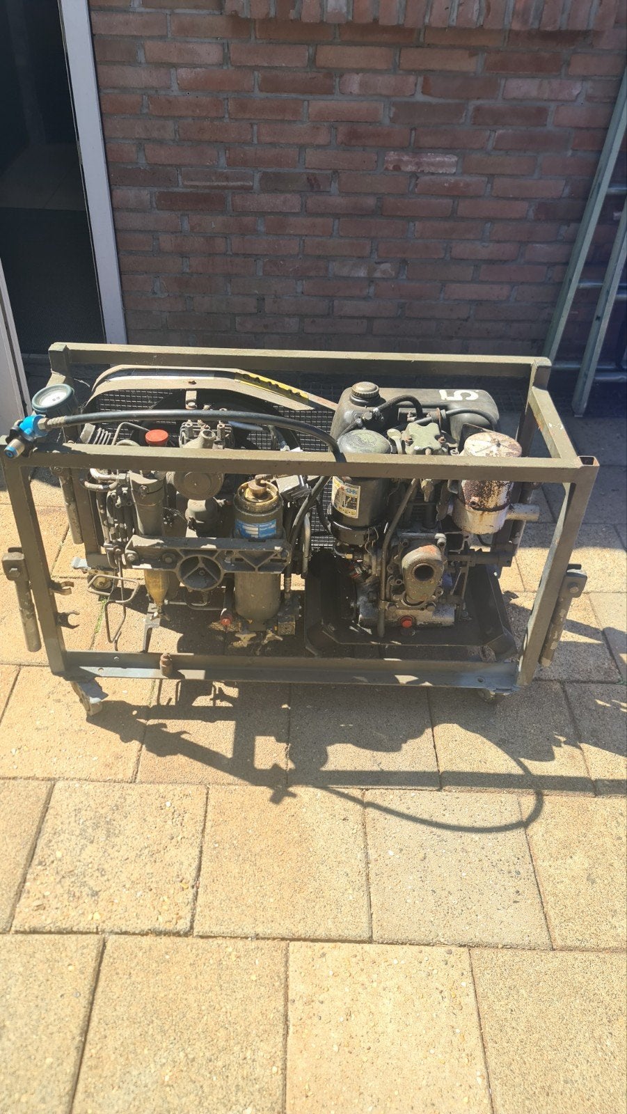 Bauer Kompressor met Hatz Dieselmotor (1980), Watersport en Boten, Duiken, Ophalen, Gebruikt