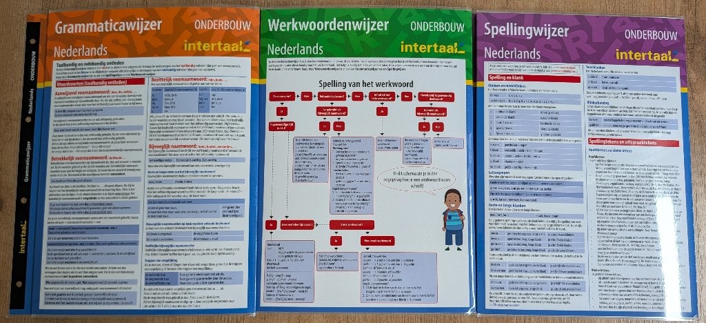 Taalkaarten, Uitklapkaarten Intertaal Nederlands (2016), Ophalen of Verzenden, Zo goed als nieuw, Intertaal, Alpha