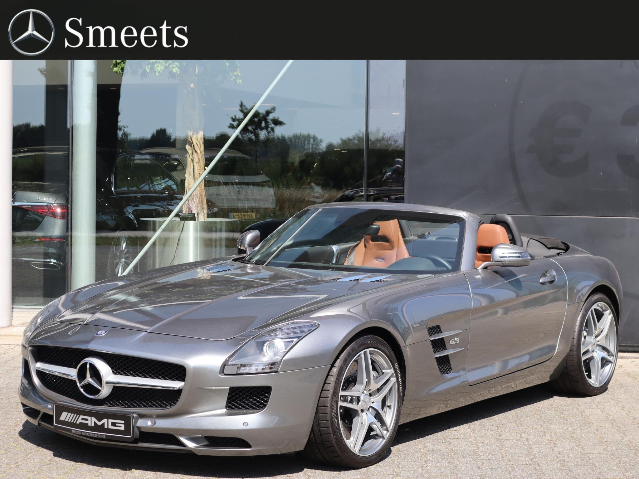 Mercedes-Benz SLS Roadster 6.3 AMG, Auto's, Gebruikt, Automatische klimaatregeling, Origineel Nederlands, Bedrijf