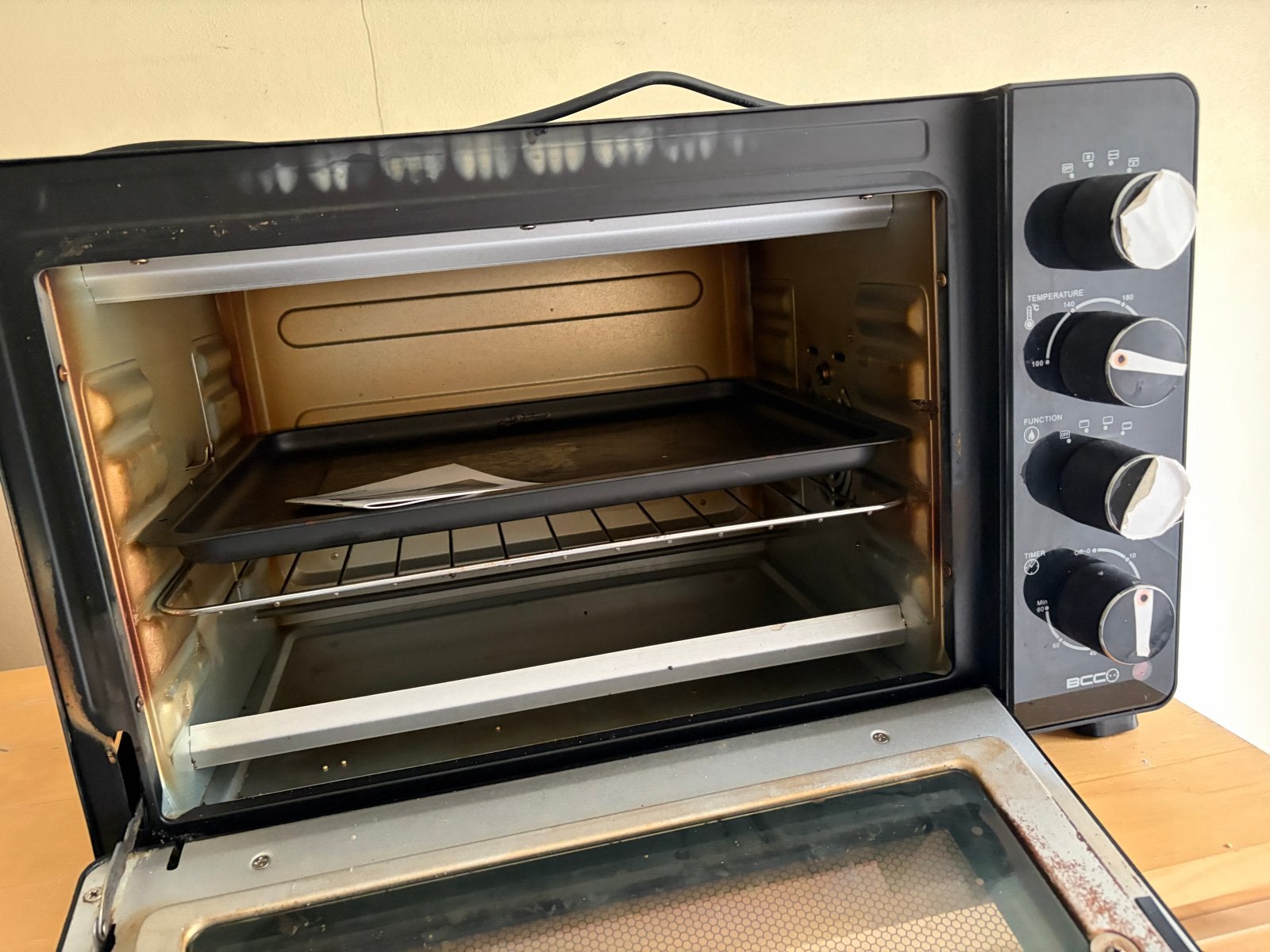 Compacte mini-oven - Ideaal voor kleine keukens of camping, Ophalen, Minder dan 45 cm, Vrijstaand, Mini-oven