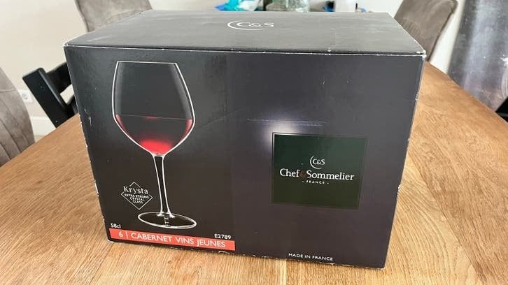 Chef & Sommelier Krysta wijnglazen 58cl - 6 stuks, Huis en Inrichting, Ophalen, Glas of Glazen, Overige merken, Nieuw