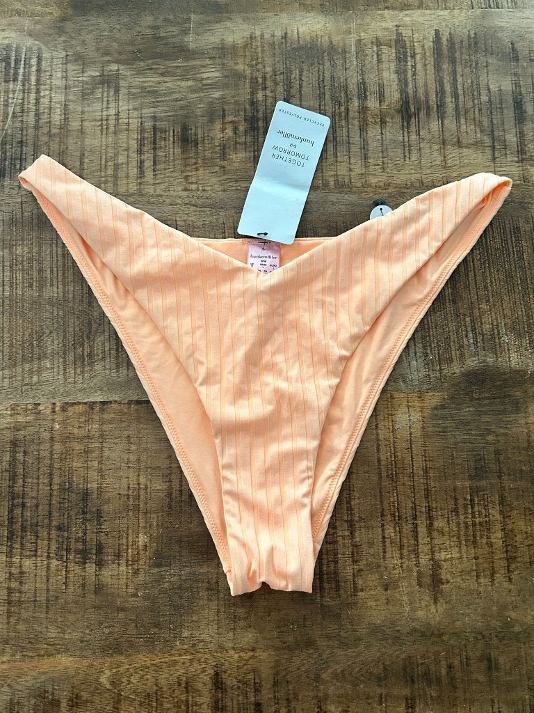 Hunkemöller Gili Rib Highleg Bikinibroekje L, Nieuw, Oranje, Ophalen of Verzenden, Bikini