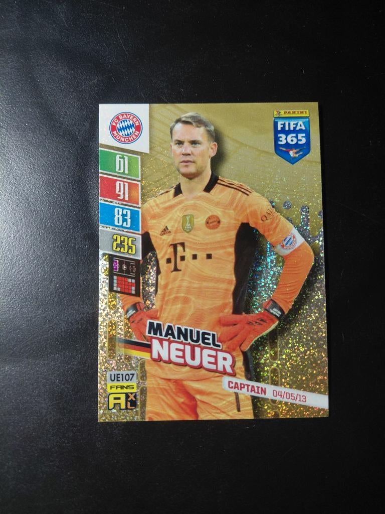 Manuel neuer (bayern munchen) panini captain, Verzamelen, Ophalen of Verzenden, Nieuw, Buitenlandse clubs, Poster, Plaatje of Sticker