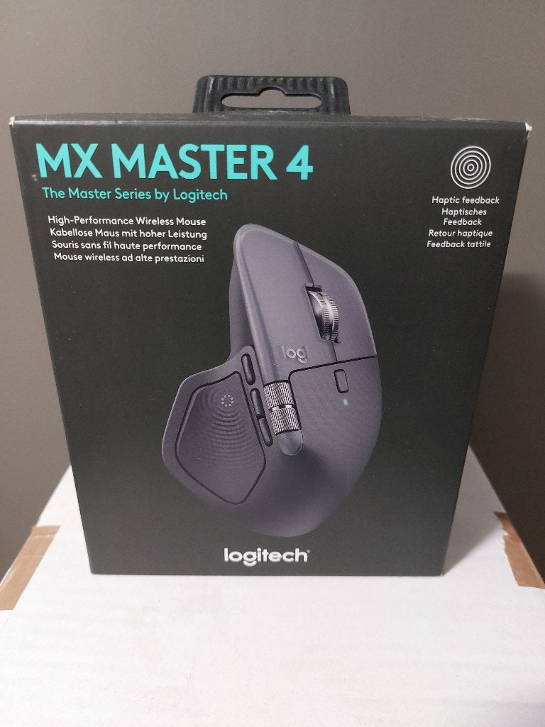 Logitech MX Master 4 muis nieuw, Rechtshandig, Muis, Ergonomisch, Nieuw