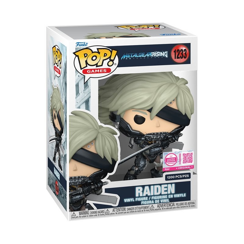 Funko Pop! Metal Gear Rising – Raiden #1233 Limited Edition, Verzamelen, Ophalen of Verzenden, Nieuw