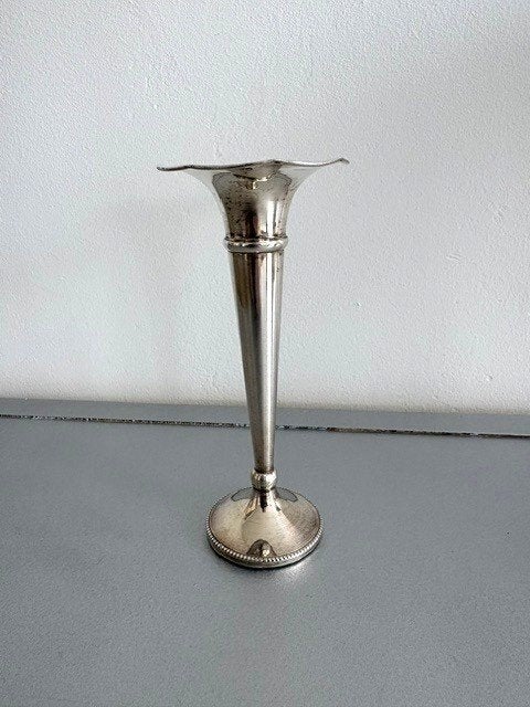 Antiek zilveren vaasje anno 1890, Antiek en Kunst, Verzenden, Zilver