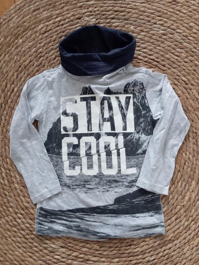 Wibra shirt met col | maat 110, Ophalen of Verzenden, Wibra, Jongen, Shirt of Longsleeve