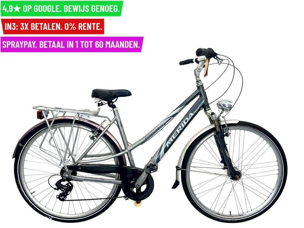 Damesfiets Merida Freeway 28"/51cm/21ver - Garantie/Levering, Fietsen en Brommers, Fietsen | Dames | Damesfietsen, 9713 Bv Groningen