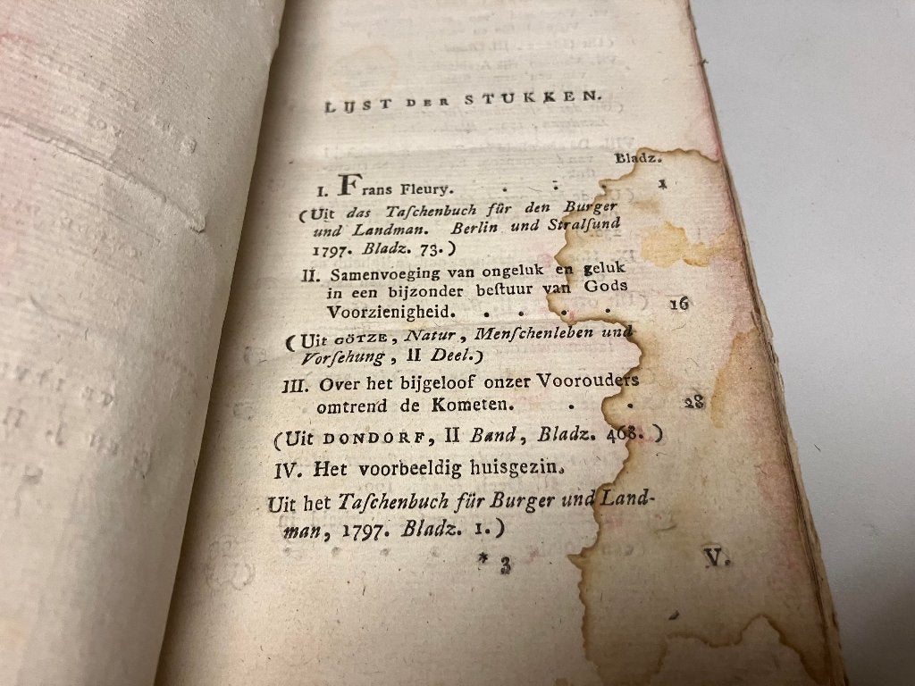 Godsdienst Deugd Natuur Voorzieningen 1799, Ophalen of Verzenden