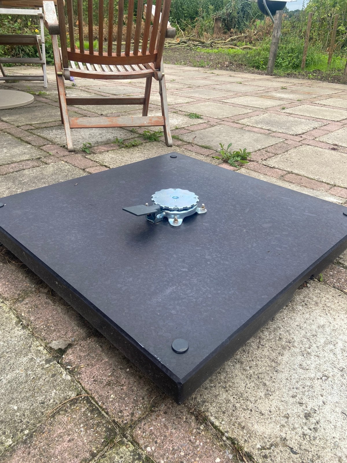 Parasolvoet voor zweefparasol verrijdbaar nieuw, Tuin en Terras, Ophalen, Zo goed als nieuw, Minder dan 1 meter, Parasolvoet