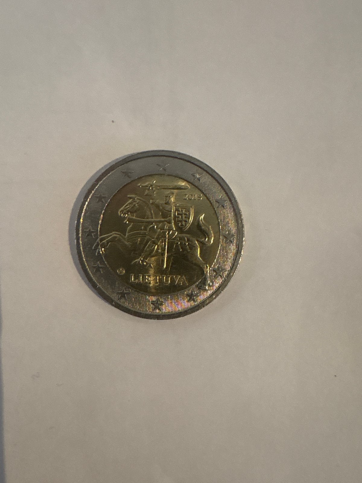 2 Euro munt Litouwen 2015, Ophalen of Verzenden, Overige landen, 2 euro, Losse munt
