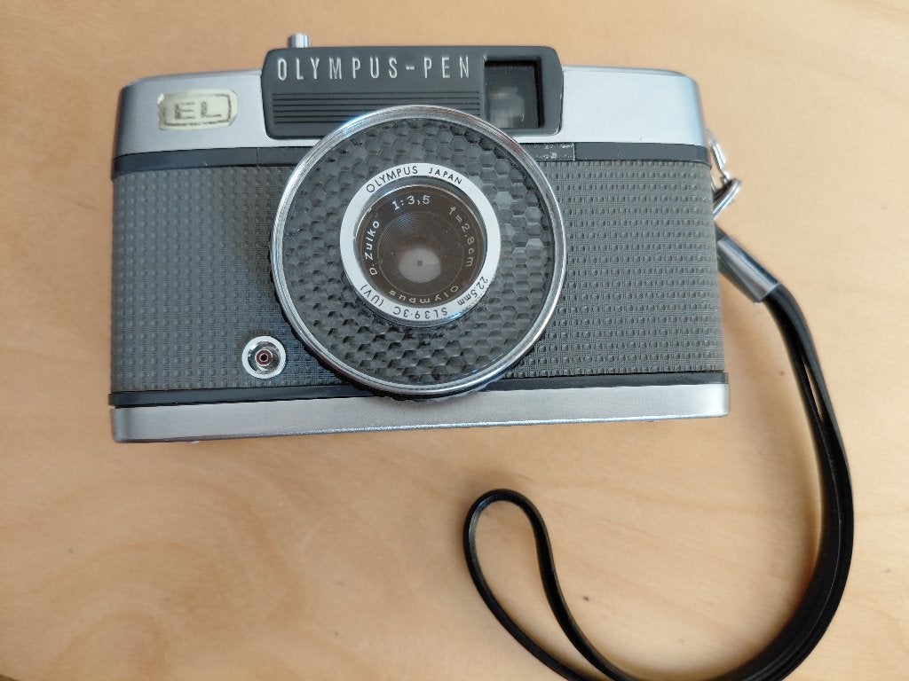 Olympus PEN EE EL fotocamera analoog, Ophalen of Verzenden, Gebruikt, Compact, Olympus