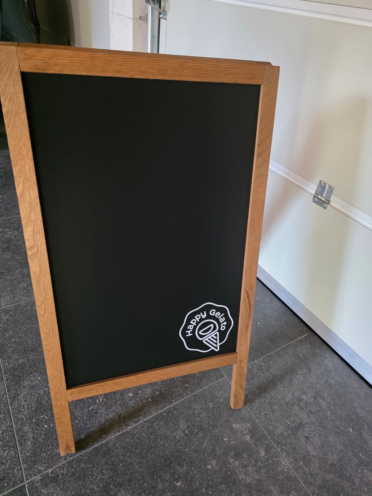 Gelato - ijs krijtbord - stoepbord ( nieuw) bijna gratis, Ophalen, Nieuw