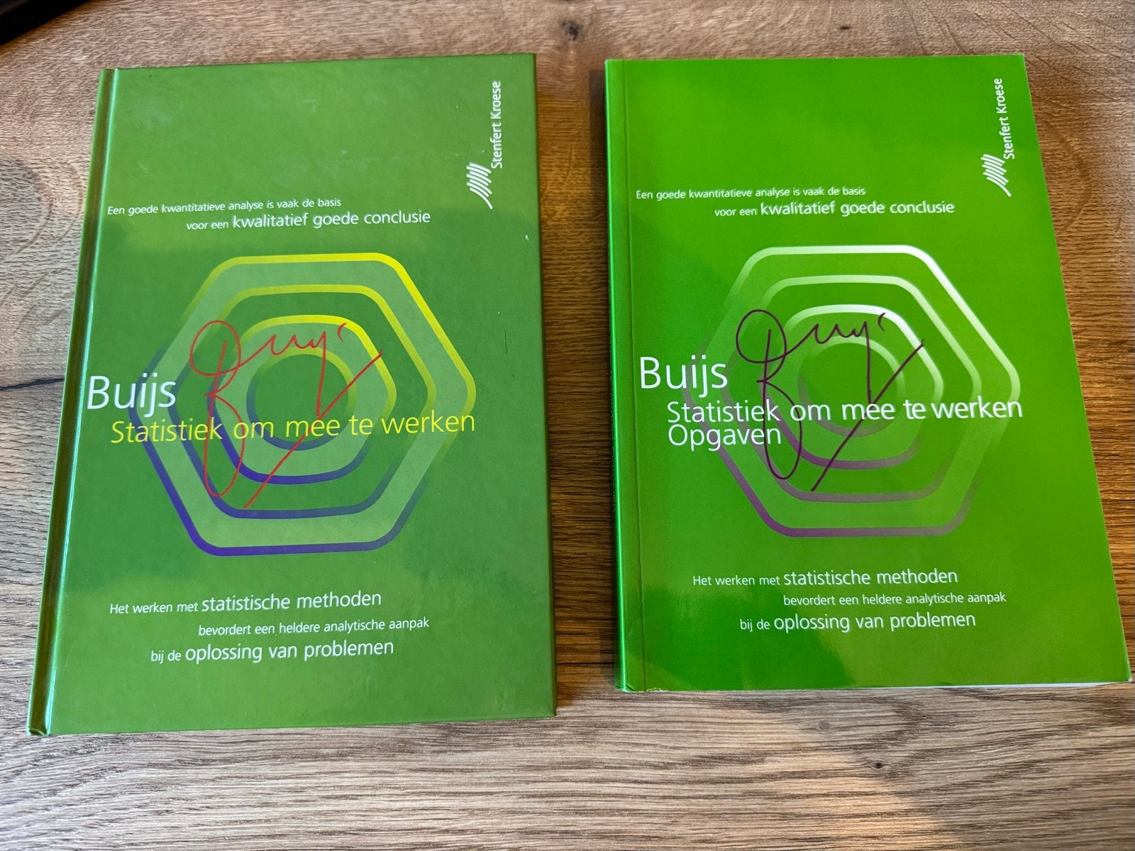 Buijs Statistiek om mee te werken + Opgaven (2 boeken), Ophalen of Verzenden, Beta, Zo goed als nieuw, HBO