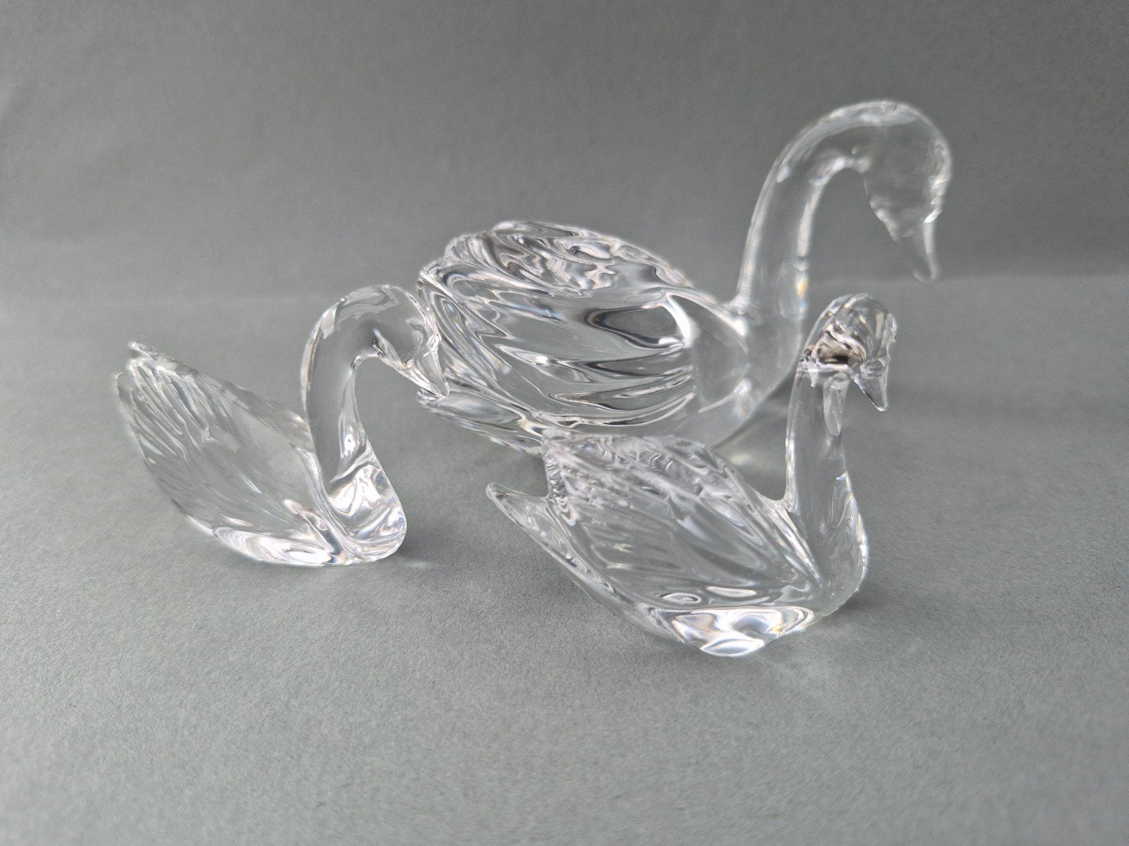 3 zwanen glas, Ophalen, Zo goed als nieuw, Figuurtje