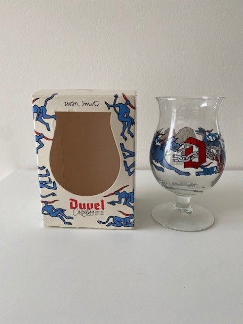 Bierglas van Duvel Art collection Iwan Smit 2024, Verzenden, Nieuw, Glas of Glazen, Duvel
