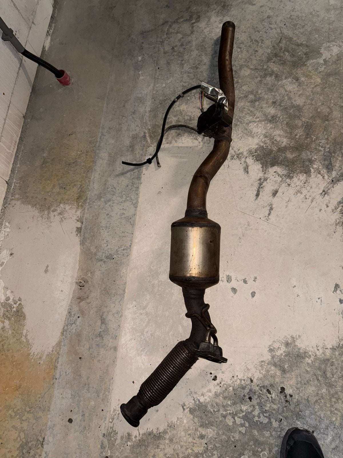Katalysator met roetfilter passat b8, Ophalen, Gebruikt