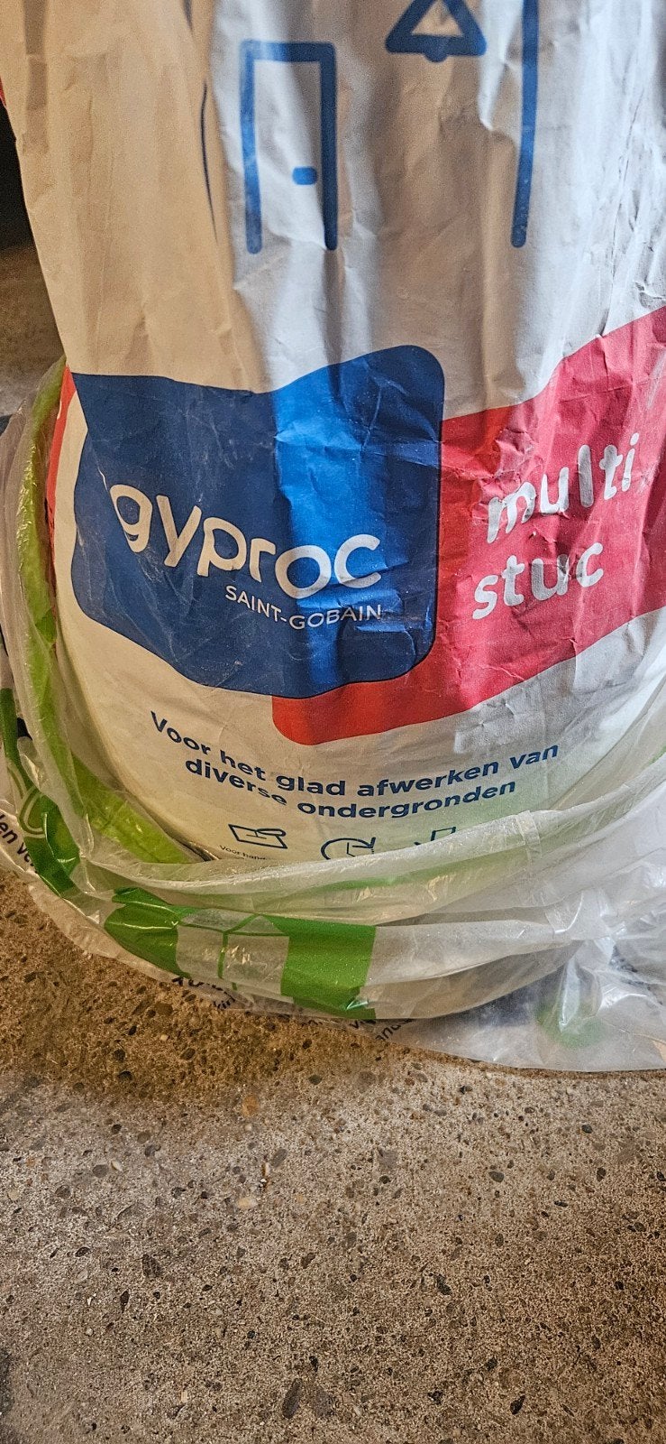 Gratis gyproc stuc, Ophalen