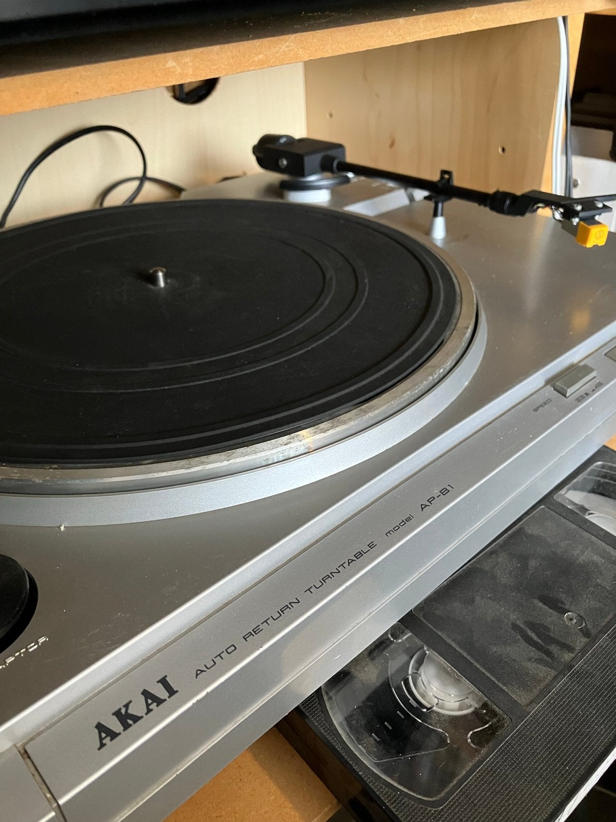 AKAI AP-B1 Auto Return Draaitafel - Vintage Platenspeler, Gebruikt, Automatisch, Ophalen of Verzenden, Platenspeler