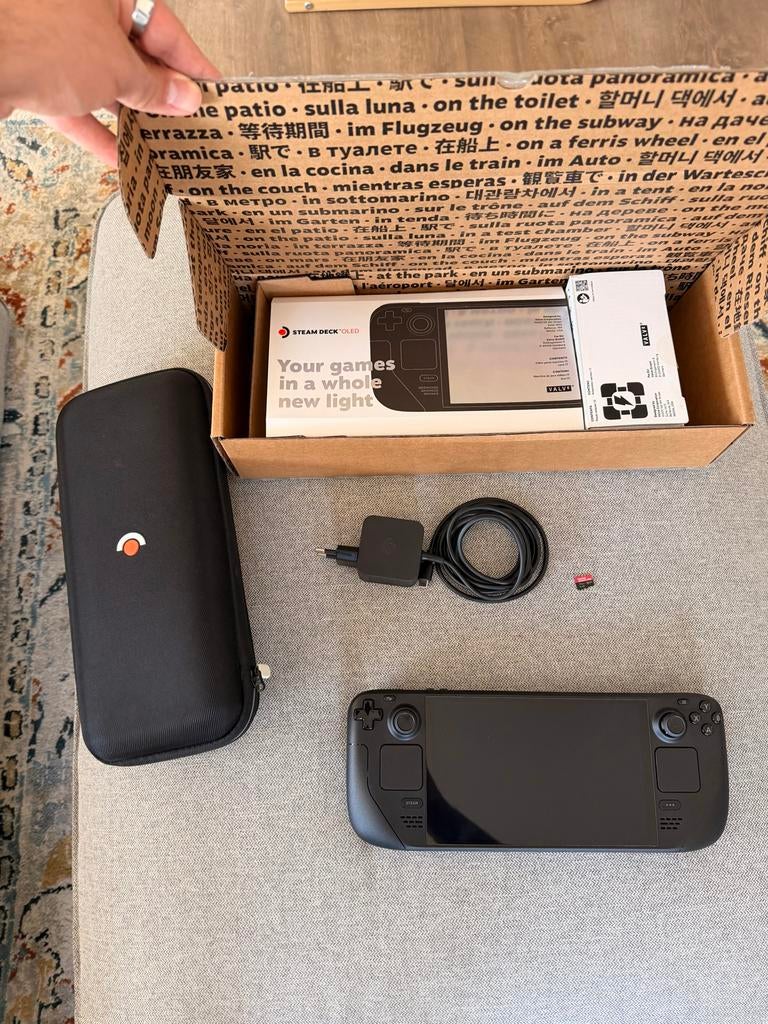 Steam Deck OLED 512GB + 512GB SD-Kaart - Zo goed als nieuw, Ophalen of Verzenden, Valve, Zo goed als nieuw