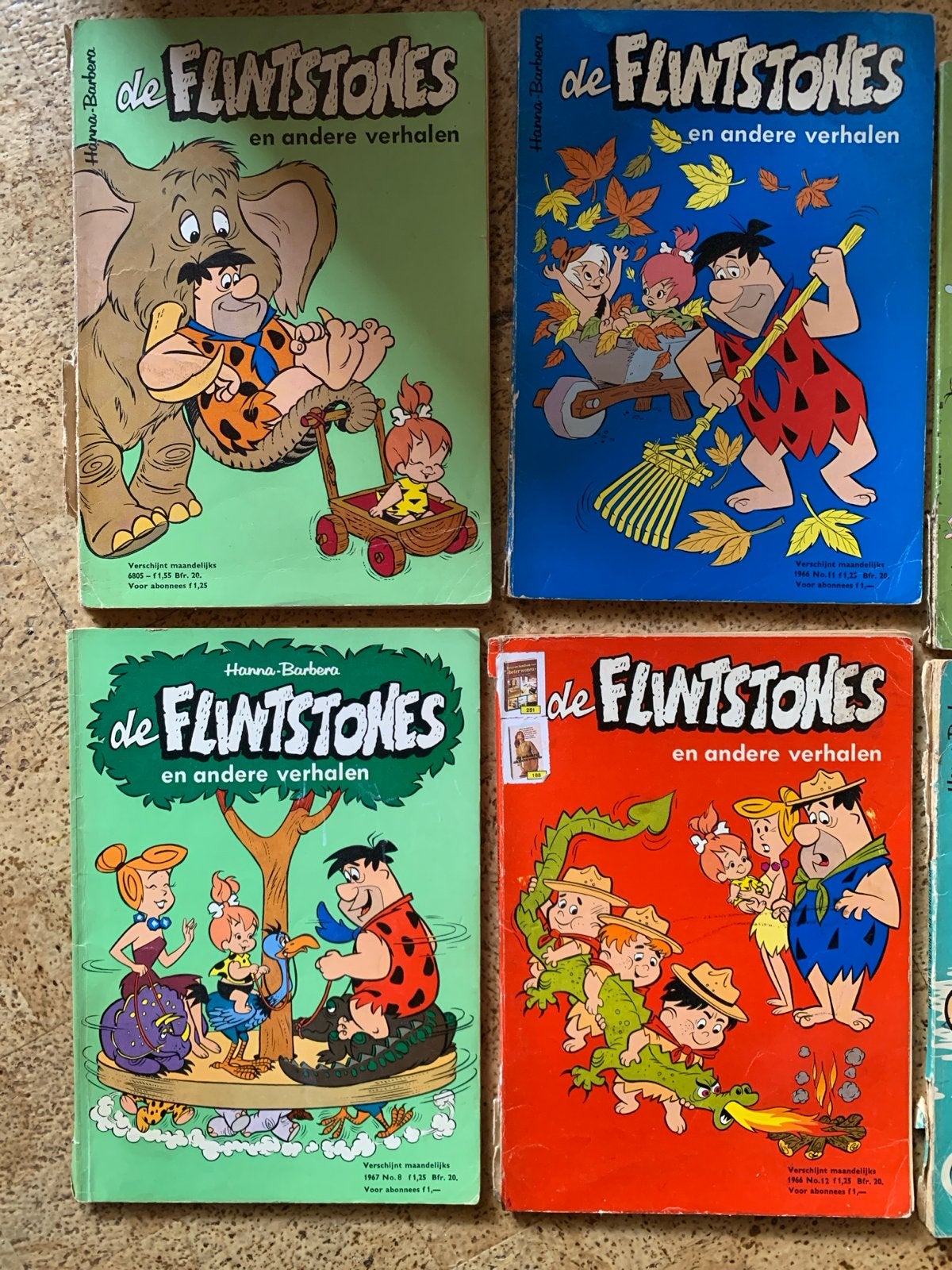 De Flintstones en andere verhalen - 6 stripboeken, Meerdere stripboeken, Ophalen of Verzenden, Gelezen