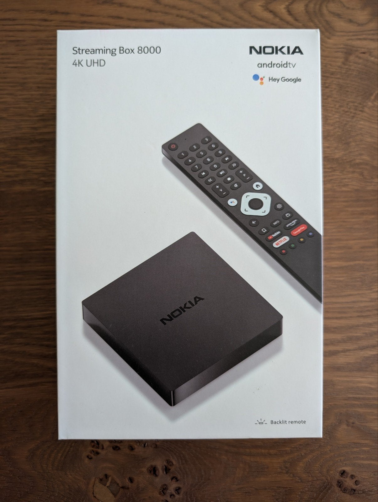 Nokia Streaming Box 8000 4K UHD Android TV, Ophalen of Verzenden, Zo goed als nieuw, HDMI, Zonder harde schijf