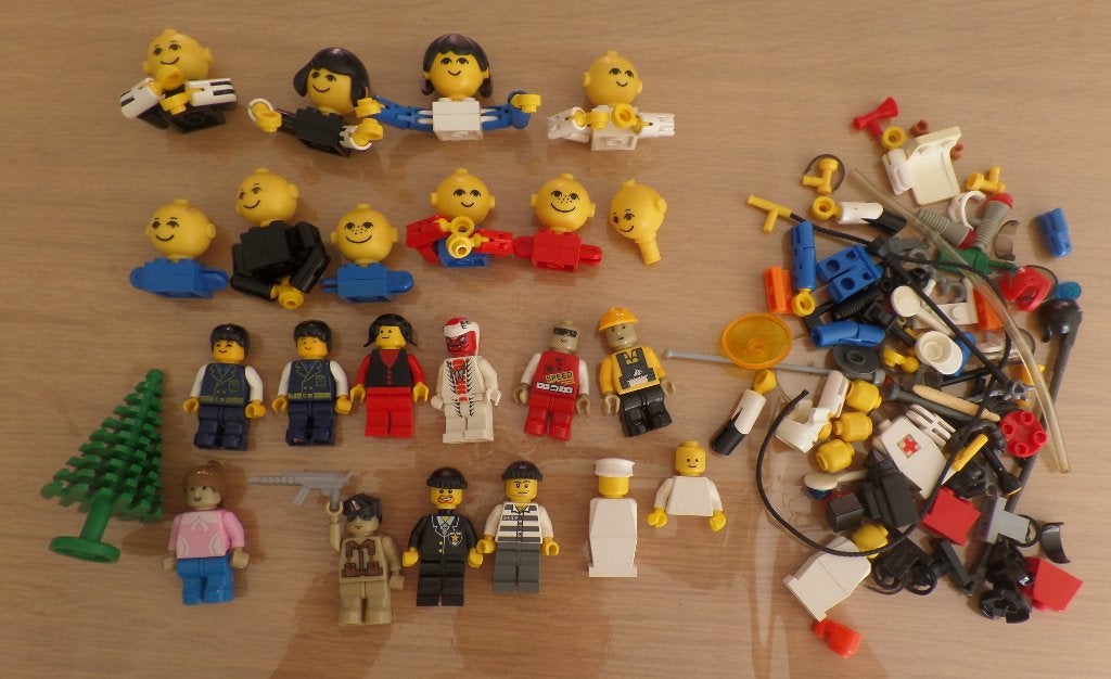 Partij Lego poppetjes en onderdelen, Kinderen en Baby's, Ophalen of Verzenden, Gebruikt, Lego