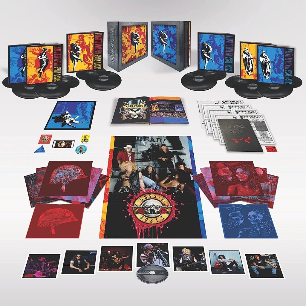 Vinyl 12LP+BRDvd Guns N Roses Use Your Illusion I & II NIEUW, Boxset, Ophalen of Verzenden, Inclusief poster, 12 inch