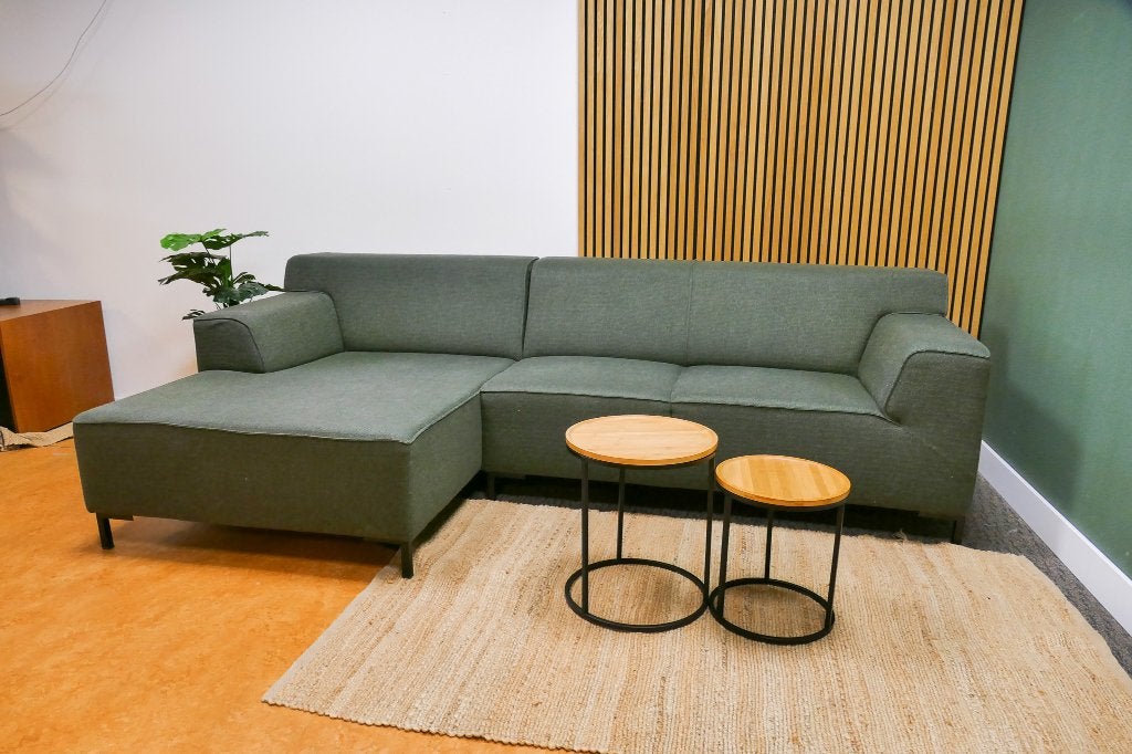 Foto 2 van Bank met Chaise Longue Bosgroen [Refurbished]